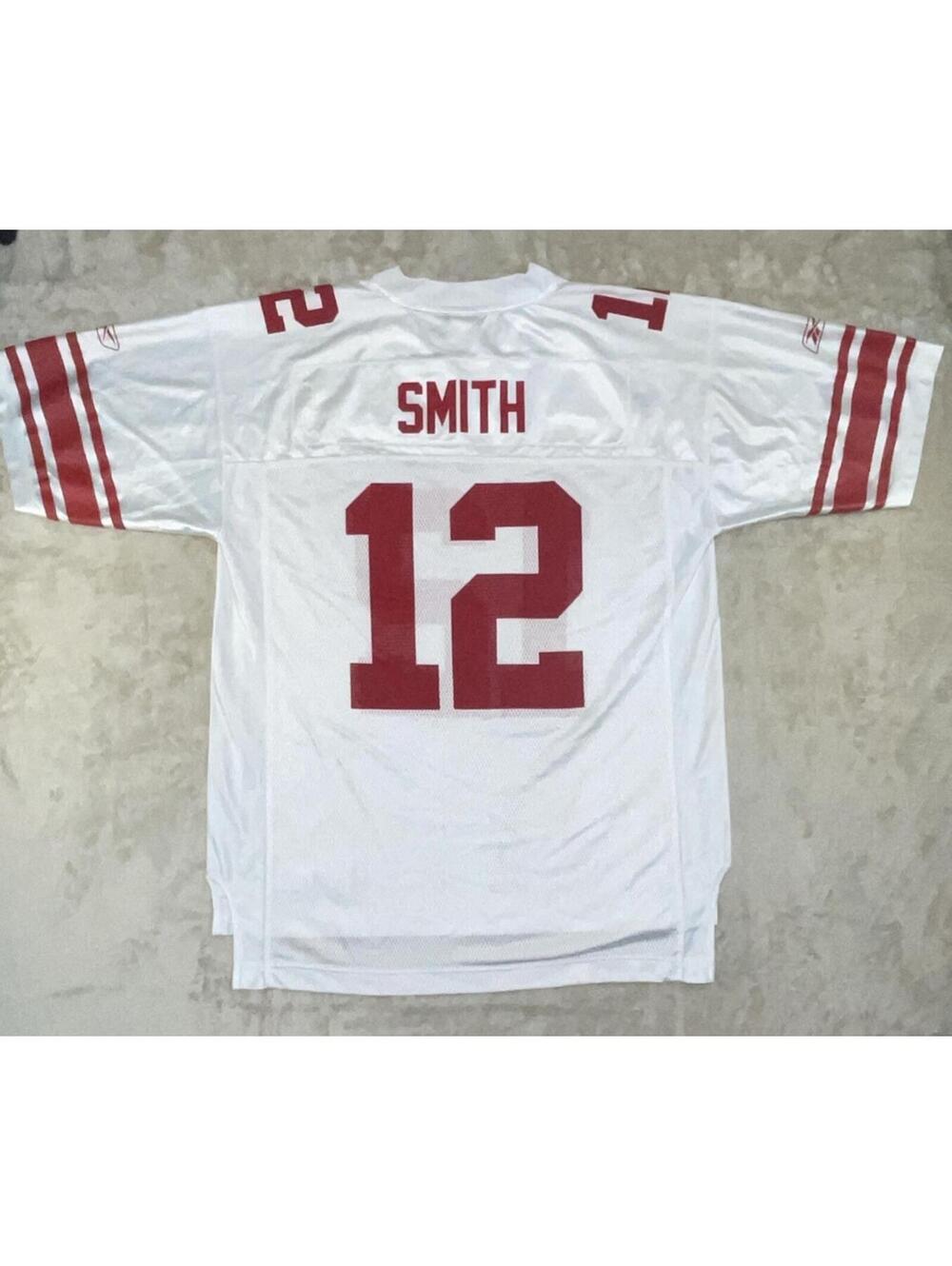 Reebok NFL New York Giants Wide Receiver Steve Smith #12 Jersey Size Large - EUC
